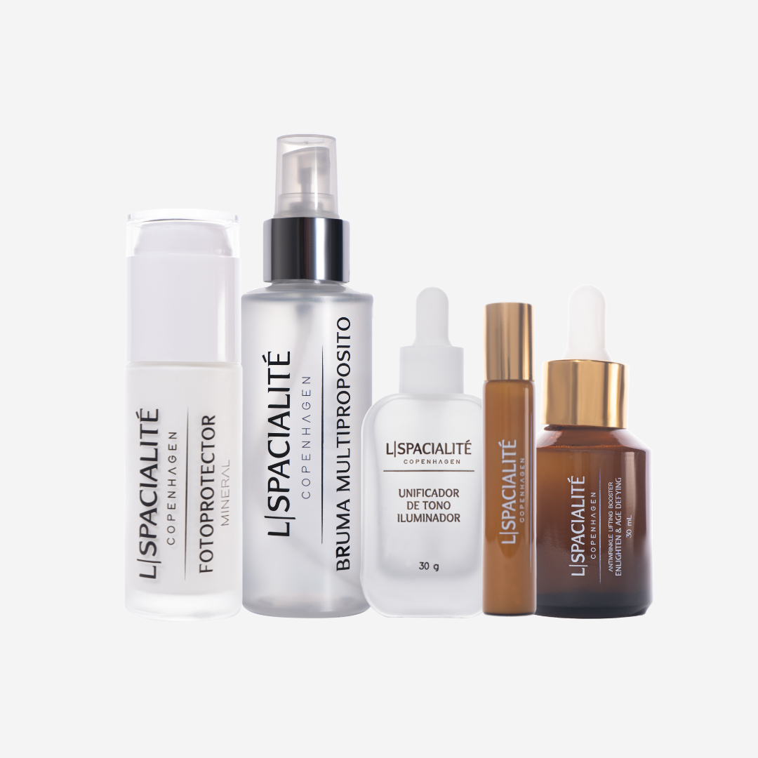 Ritual Hygge Facial Completo – Kit 5 Pasos de Nutrición, Iluminación y Protección
