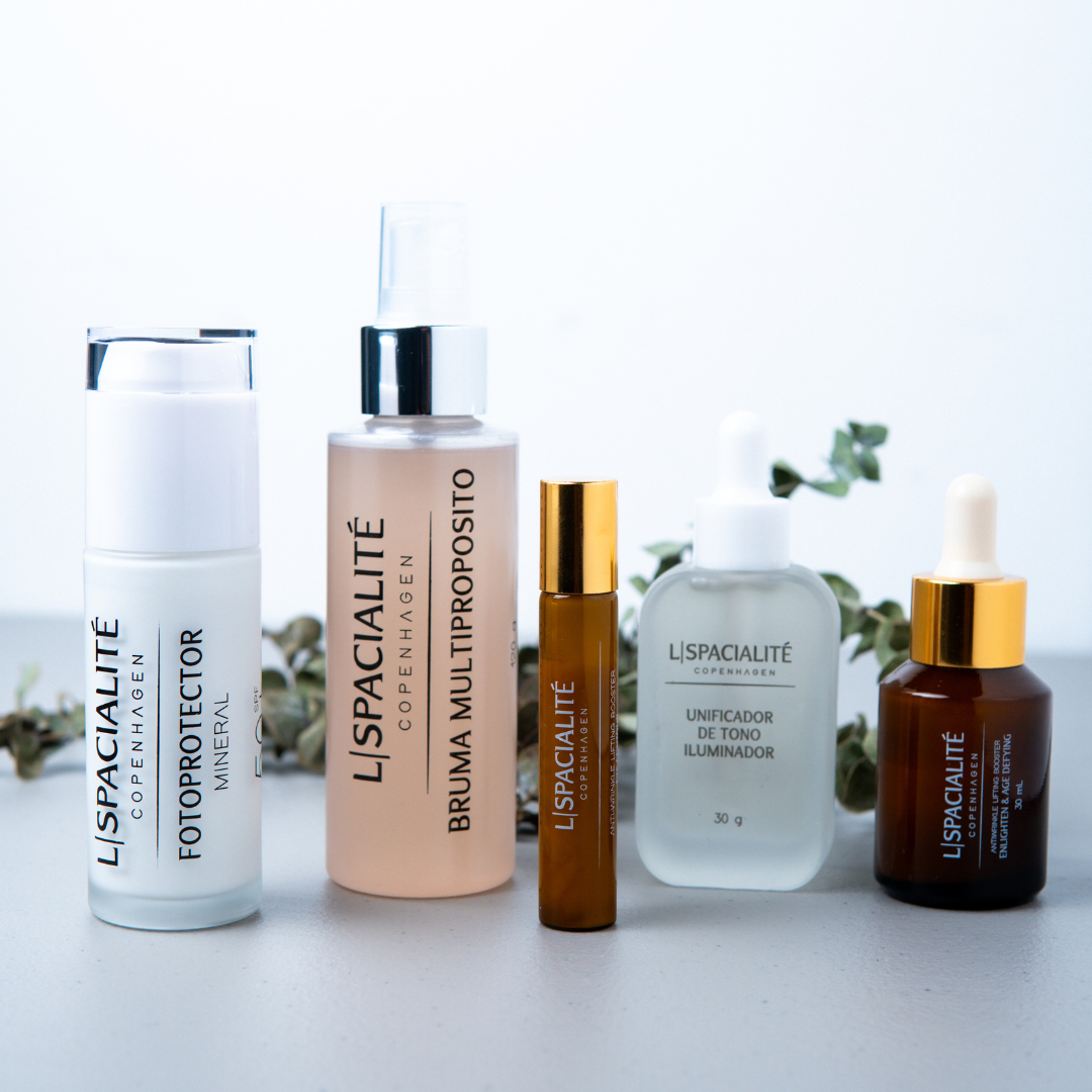 Ritual Hygge Facial Completo – Kit 5 Pasos de Nutrición, Iluminación y Protección