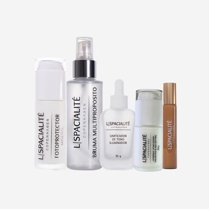 Ritual Hygge Facial Completo – Kit 5 Pasos de Nutrición, Iluminación y Protección