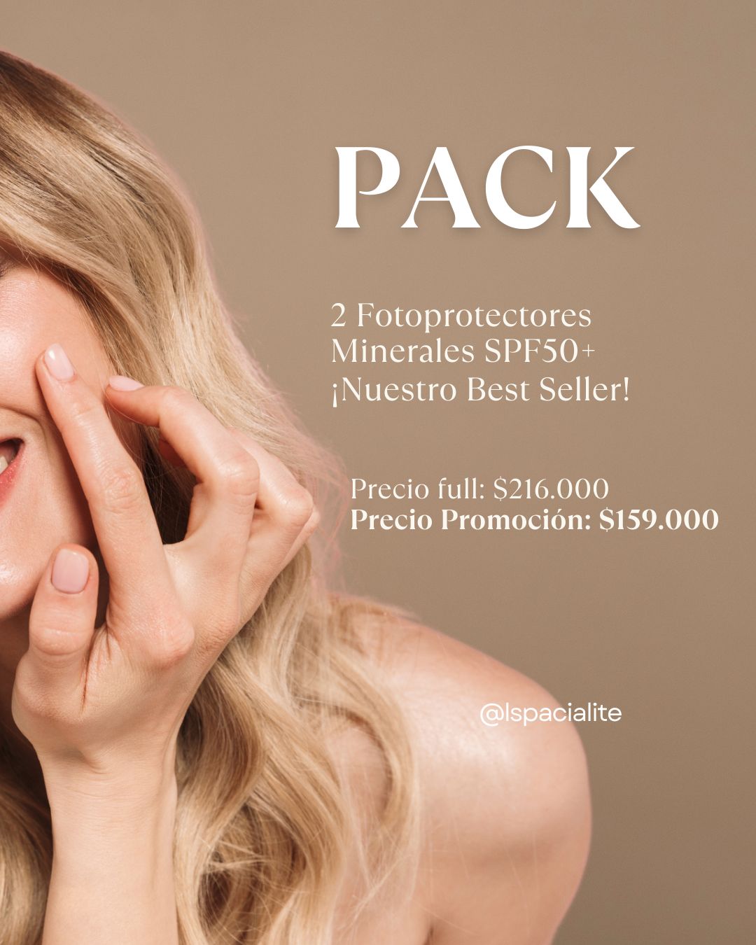 Pack Duo Fotoprotector Mineral SPF50+