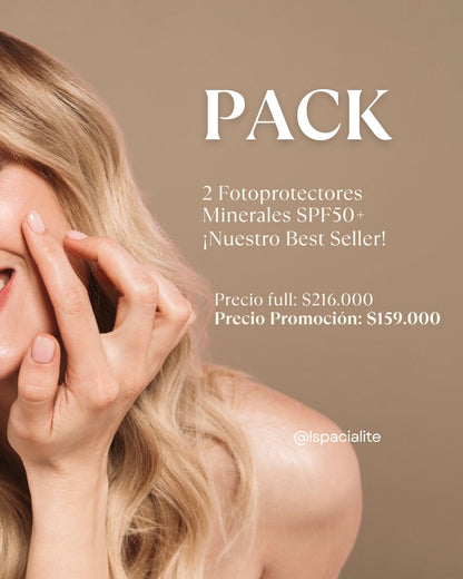 Pack Duo Fotoprotector Mineral SPF50+